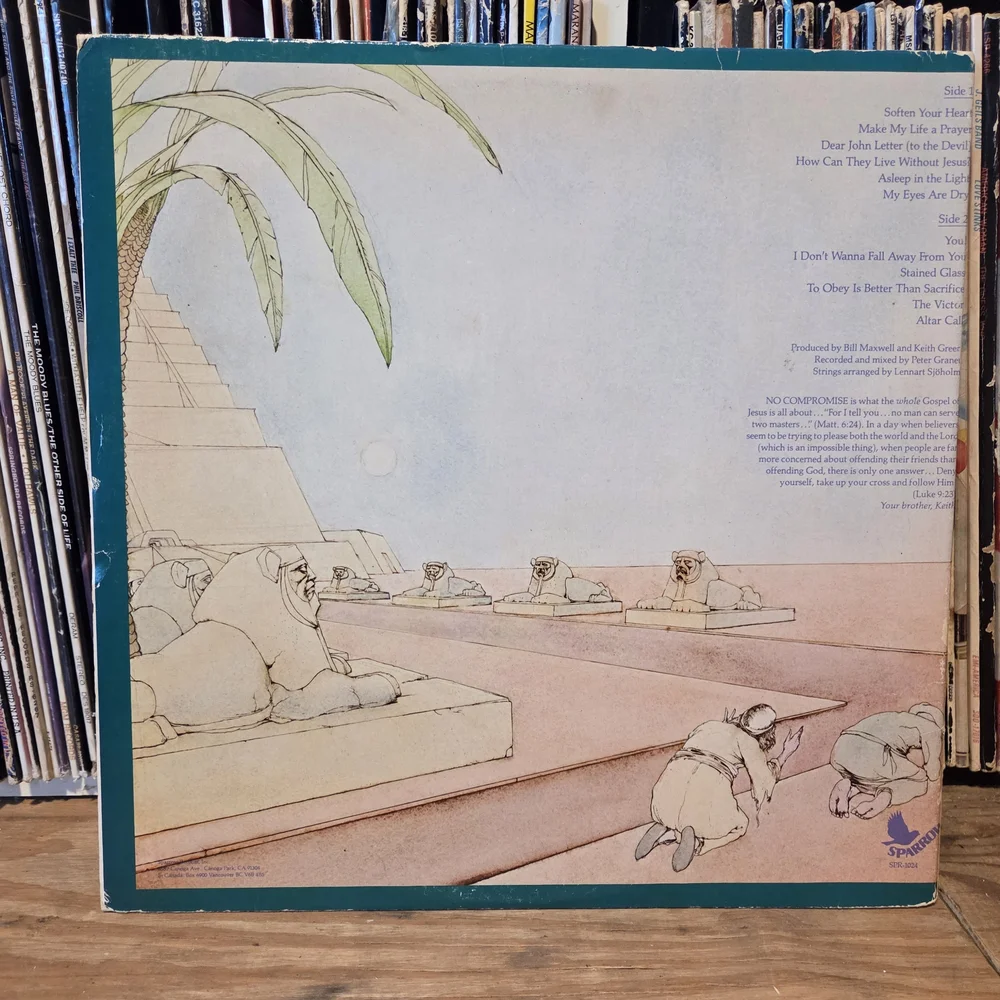 Keith Green "No Compromise" vintage vinyl 1979 - Picture 2 of 4
